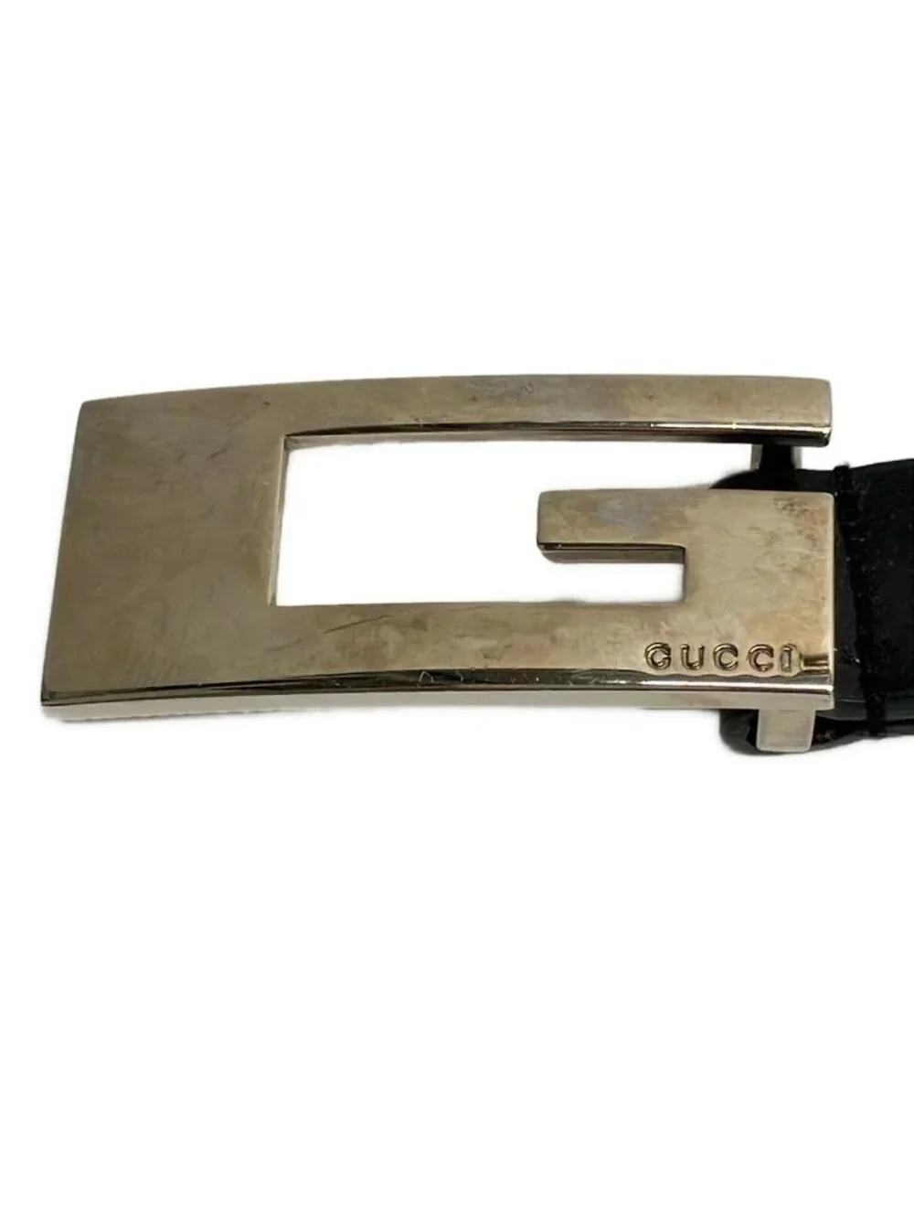 Gucci Belt 75 30 Black Leather